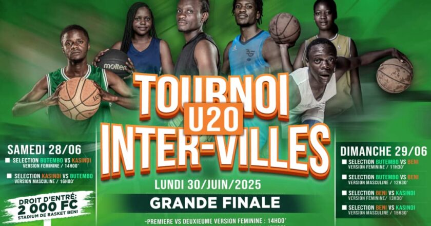 RDC/tournoi Inter-villes U20 de Basket-ball : le programme du site de Beni dévoilé !